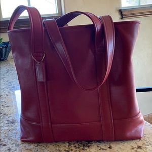 Authentic Coach glove tanned leather tote